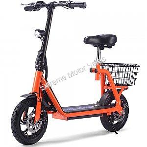 MotoTec Metro 36v 350w Lithium Electric Scooter with Basket