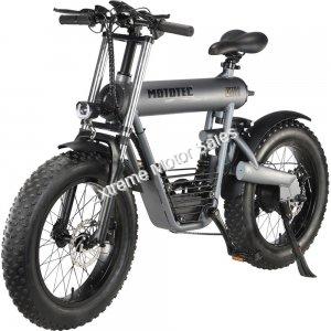 MotoTec Roadster 48v 500w Electric Bicycle Lithium Battery Bike