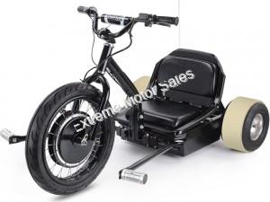 Moto Tec Motorized Electric Drifter Trike 3 Wheel 48v 500W