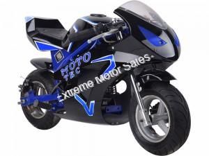 MotoTec GT 49cc 2 Stroke Gas Pocket Bike EPA OK