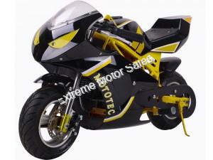 MotoTec GT 49cc 2 Stroke Gas Pocket Bike EPA OK