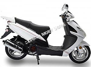 Hawkeye PMZ150-3C 150cc Gas Scooter Metallic White