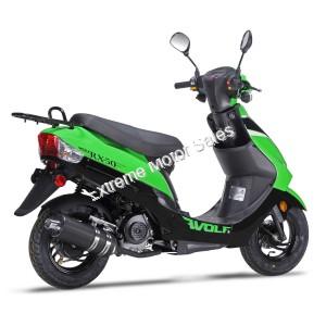 Wolf RX-50 50cc Gas Scooter Moped 49cc Street Legal 2 Year Warranty