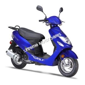 Wolf RX-50 50cc Gas Scooter Moped 49cc Street Legal 2 Year Warranty