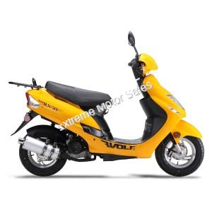 Wolf RX-50 50cc Gas Scooter Moped 49cc Street Legal 2 Year Warranty