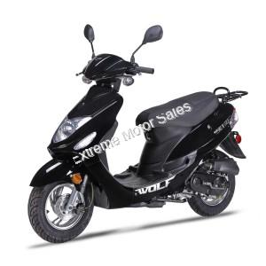 Wolf RX-50 50cc Gas Scooter Moped 49cc Street Legal 2 Year Warranty