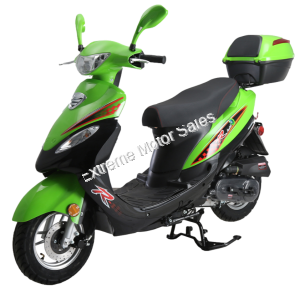 Solana 50cc 4 Stroke Moped Scooter 49cc Electric Start with Trunk