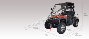 Linhai T-Boss 410X EFI 400cc Utility Vehicle Side by Side UTV 4x4 Golf Cart