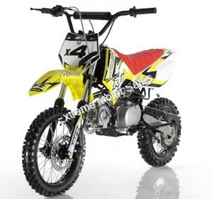 Apollo DB-X4 Kids 110cc Pit Bike Dirt Bike 4 Speed Semi Automatic