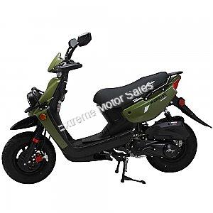 Amigo Warrior 150cc Gas Scooter Moped 4 Stroke USB CA Approved