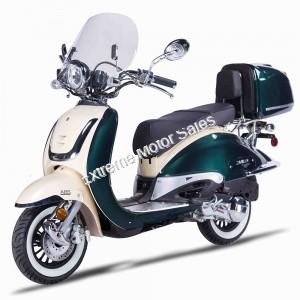 Amigo iL Bello ZN150T-G 150cc Retro Vespa Style Scooter Moped