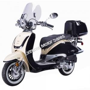 Amigo Bello ZN50QT-G 50cc Scooter with USB and Windshield