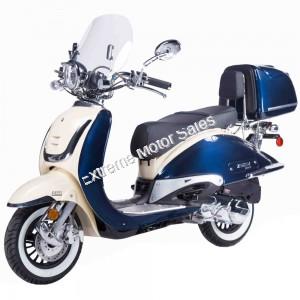 Amigo Bello ZN50QT-G 50cc Scooter with USB and Windshield