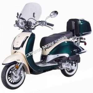 Amigo Bello ZN50QT-G 50cc Scooter with USB and Windshield