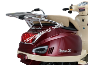 Amigo Avenza 150cc Scooter with Windshield, Trunk, USB, White Wall Tires