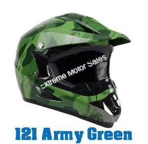 Extreme Camo Spiderman Matching Off Road Helmet Youth DOT