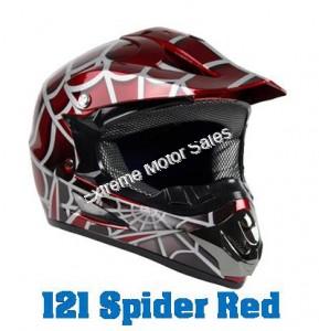 Extreme Camo Spiderman Matching Off Road Helmet Youth DOT