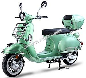 BMS Chelsea 150cc Retro Style Scooter CVT Automatic Transmission