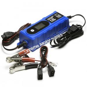 Chrome Pro Series 6V/12V 4 AMP Smart Battery Charger Xtend Maintainer