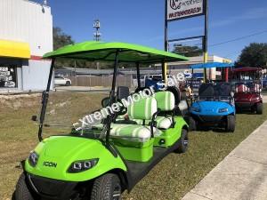 ICON i60 Electric Street Legal Golf Cart 6 Seat Neighborhood Vehicle