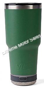 VIBE 28oz Speaker Tumbler Cup | Dark Green