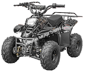 Hawk 110cc Kids ATV Black Spider