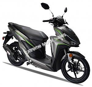 Italica Motors Matrix 150cc Scooter- Grey Electroplano