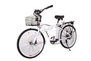 Newport Elite Electric Beach Cruiser Bicycle Lithium Powered Bike