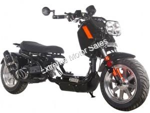 Pitbull PMZ50-21 50cc Lowered Stretched Gas Scooter Ruckus Maddog