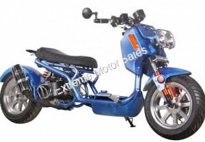 Pitbull PMZ50-21 50cc Lowered Stretched Gas Scooter Ruckus Maddog