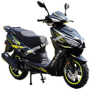 Italica Rayo 150cc Scooter Black Yellow