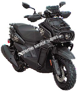 Italica Motors RX Combat 150cc Scooter Black