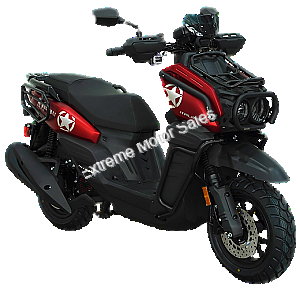 Italica Motors RX Combat 150cc Scooter Red