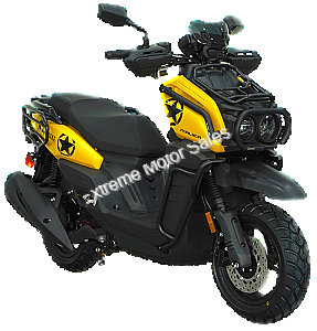 Italica Motors RX Combat 150cc Scooter Yellow