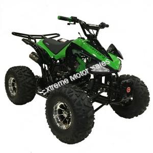 Snake Eyes 125cc Kids ATV Quad with Reverse Deluxe Aluminum Wheels