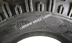 Mini ATV Tire 145x70-6 Chinese Quad 50cc - 110cc K290 Tread