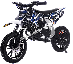 MotoTec Warrior 52cc 2-Stroke Gas Dirt Bike For Kids