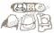 Complete gasket set for the Short-Case GY6 150cc, 4-stroke short-case engine