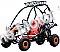 Snake Eyes 125cc Kids Go Cart Off Road Buggy Youth Go Kart 2 Seat