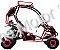 Snake Eyes 125cc Kids Go Cart Off Road Buggy Youth Go Kart 2 Seat