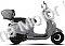 Amigo Avenza 150cc Scooter with Windshield, Trunk, USB, White Wall Tires