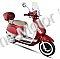 Amigo Avenza 150cc Scooter with Windshield, Trunk, USB, White Wall Tires