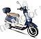 Amigo Avenza 150cc Scooter with Windshield, Trunk, USB, White Wall Tires