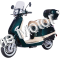 Amigo Avenza 50cc Scooter with USB, Windshield, Trunk, White wall