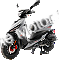 Italica Motors Diablo 150cc Gas Scooter Moped - 1 Year Warranty