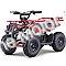 MotoTec 36v 500w Sonora Kids Electric Mini ATV Red Flame