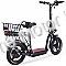 MotoTec Cruiser 48v 350w Lithium Electric Scooter with Basket