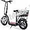 MotoTec Cruiser 48v 350w Lithium Electric Scooter with Basket