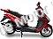 Hawkeye PMZ150-3C 150cc Gas Scooter Metallic Red