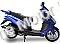 Hawkeye PMZ150-3C 150cc Gas Scooter Metallic Blue